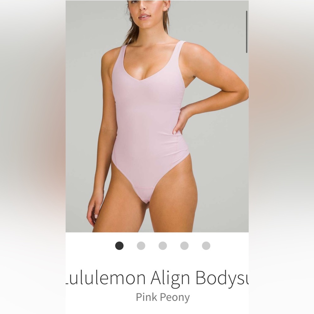 Lululemon Align Bodysuit Pink Peony